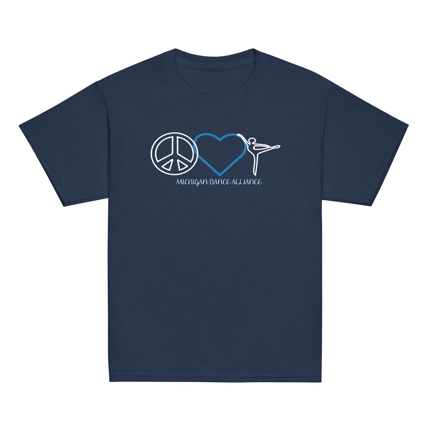 Peace Love Dance Youth T-Shirt