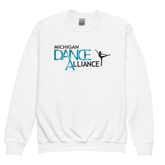 MDA Youth Crewneck - White