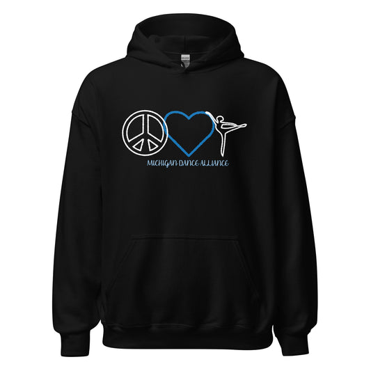 Peace Love Dance Hoodie