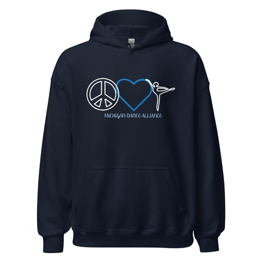Peace Love Dance Hoodie