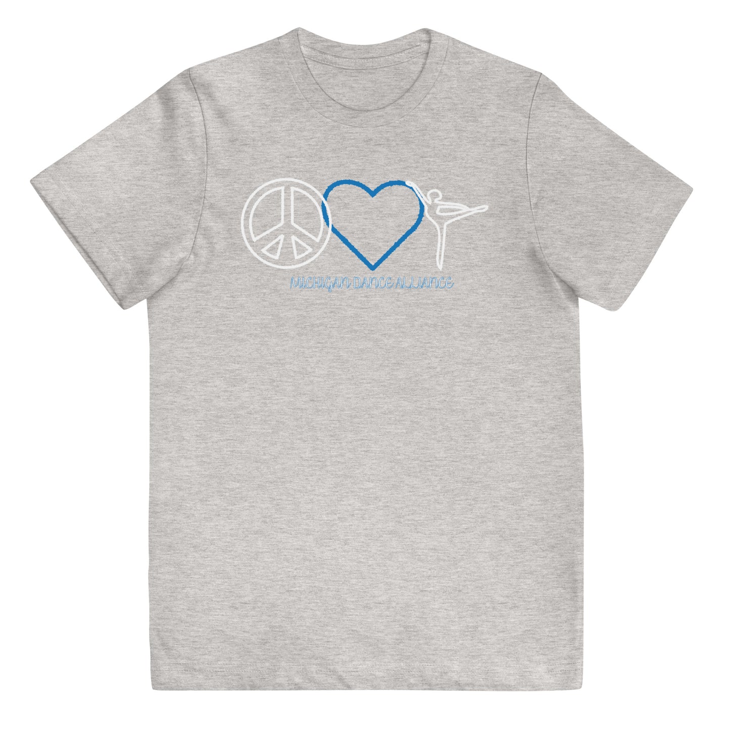 Peace Love Dance Youth t-shirt